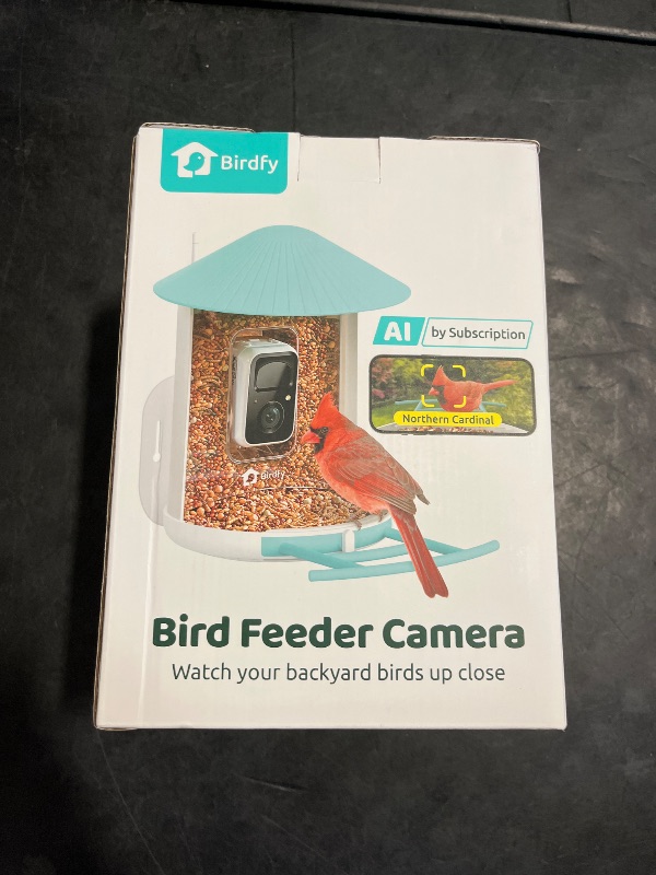 Photo 1 of NETVUE by Birdfy Smart Feeder with Camera, Watching, Auto Capture Bird Videos & Motion Detection, Wireless Camera Ideal Present for Bird Lover (Solar Blue)