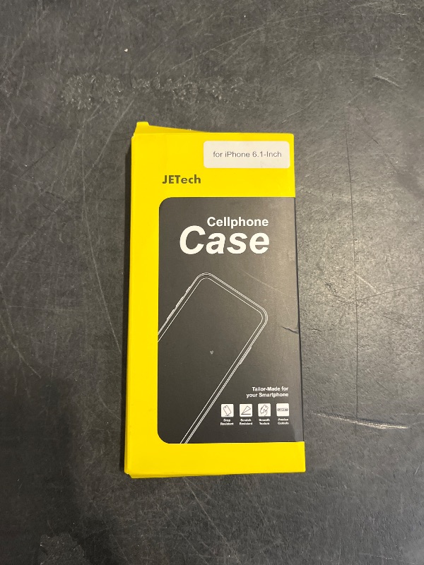 Photo 1 of JETech Case for iPhone 13 6.1-Inch, Non-Yellowing Shockproof Phone Bumper Cover, Anti-Scratch Clear Back (Clear)