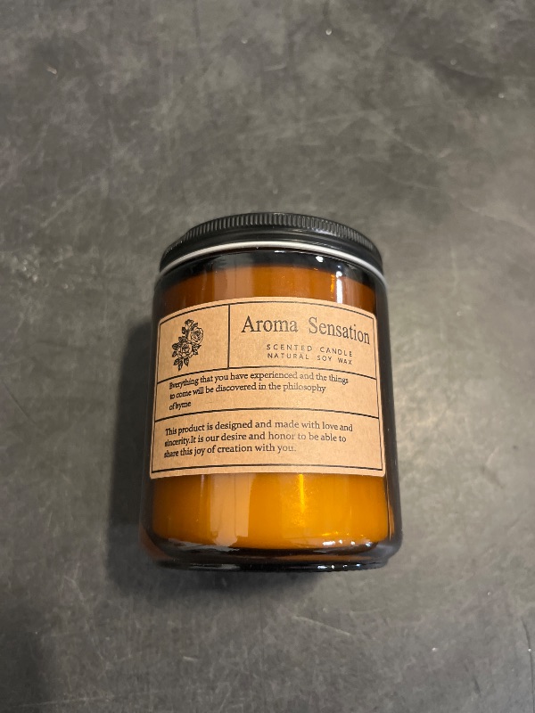Photo 1 of ARCASA Organic Sandalwood Rose Candles - Non Toxic Soy Candles for Home, Stress Relief & Meditation (7oz)