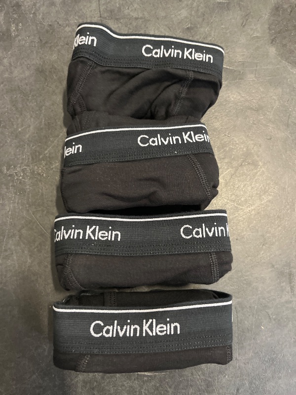 Photo 1 of (M) Calvin Klein Men's Cotton Stretch 3-Pack Brief, 3 Black, M