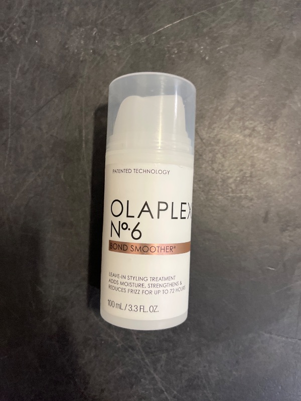 Photo 1 of Olaplex No. 6 Bond Smoother, Leave-In Styling Hair Cream Treatment, Smooths, Conditions, & Strengthens, Frizz Control for Up to 72 Hours, For All Hair Types, 3.3 fl oz