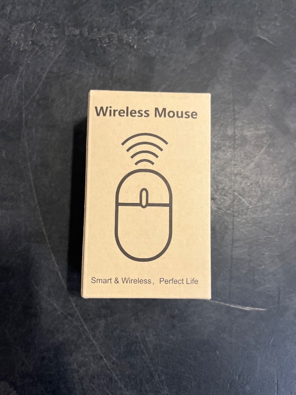 Photo 1 of HOTLIFE LED Wireless Mouse, Slim Rechargeable Silent Portable USB Optical 2.4G Wireless Bluetooth Two Mode Computer Mice with USB Receiver and Type C Adapter (Black)