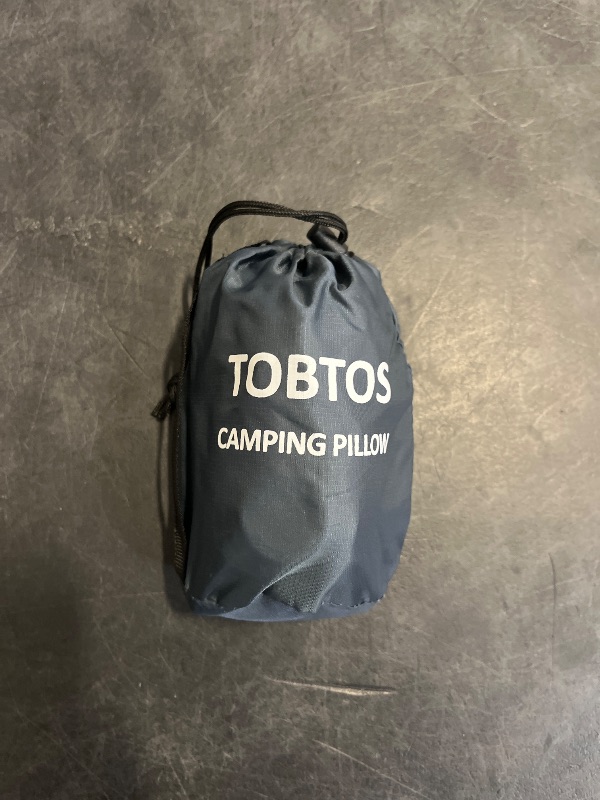 Photo 1 of TOBTOS Camping Pillow Inflatable Pillow for Camping, Ultralight Backpacking Pillow, Ergonomic Support for Neck & Lumbar, Blow Up Air Pillow for Travel, Hiking, Outdoor (Black), 17x12