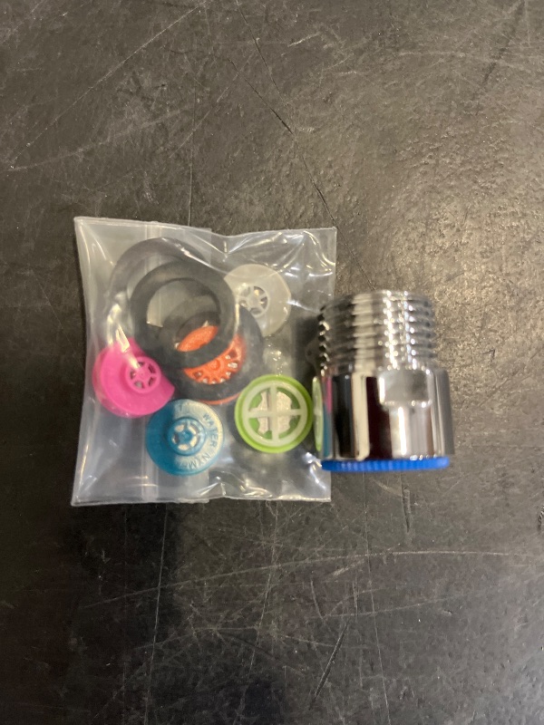 Photo 1 of YDmeet Shower Flow Reducer Limiter Set 5 Pcs, Water Flow Saver Adapter Combo Flow Reducer Limiter 1/2 Inch Flow Restrictor Control Valve for Fixed Handheld Rain Shower Head 1.5/1.8/2.0/2.5/3.2 GPM