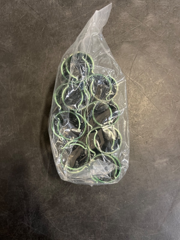 Photo 1 of Jetec 16 Pcs PVC Pipe Clamps Greenhouses Strap Clips 2.4 Inches Long Summer PVC Water Pipe Clamps Strap Clips for Woodworking(for 1 Inch PVC Pipe,Green)
