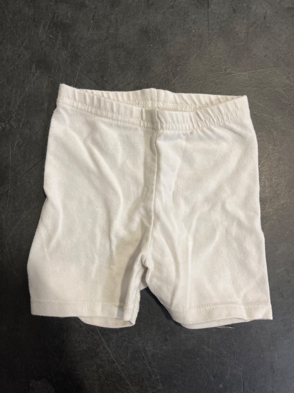 Photo 1 of (4T) The Children's Place baby girls And Toddler Cartwheel Shorts, White 2 Pack, 4T US