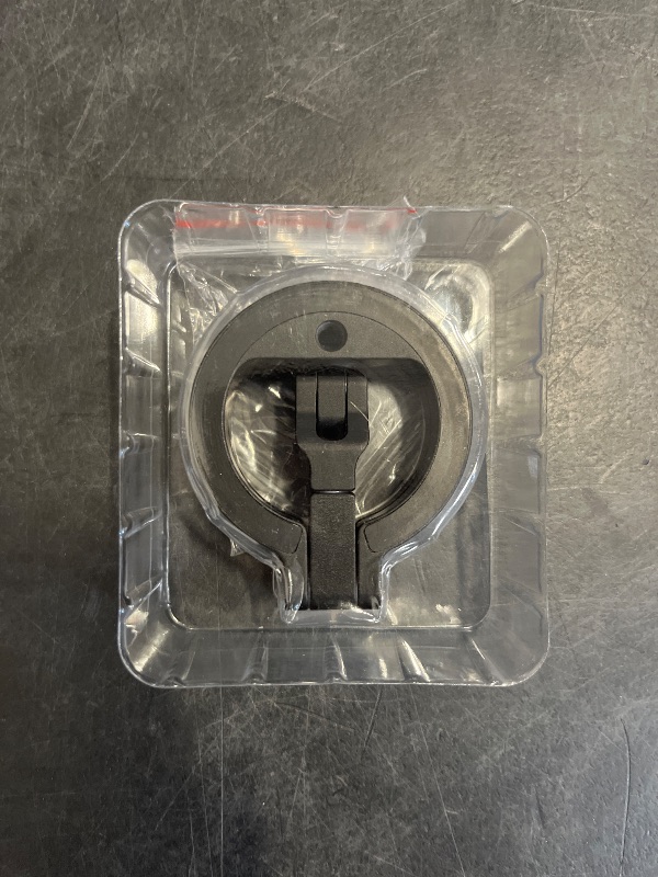 Photo 1 of Double Magnetic Ring Phone Holder – Attach to Any Iron Surface | 1/4" Screw Hole | Compatible with iPhone 16/15/14/13/12 Pro Max Series & Magnetic Cases (MS-02R)