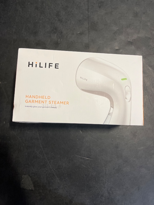 Photo 1 of HiLIFE Steamer for Clothes, Handheld Clothes Steamer with Large 300ml Tank, 1100W Clothing Steamer, Fabric Wrinkle Remover, Portable & Compact Travel Size Garment Steamer ONLY FOR 120V (White)
