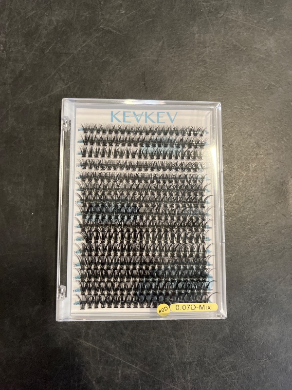 Photo 1 of SQYlashes Natural Lash Clusters Wispy D Curl, Individual Lashes Clusters Eyelash Extensions, 100PCS DIY Lash Extensions at home (D16, 8-16mm)