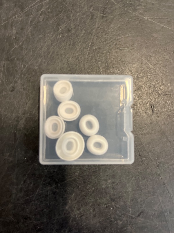 Photo 1 of [3 Pairs] Replacement Ear Tips for Airpods Pro and Airpods Pro 2nd Generation with Noise Reduction Hole, Silicone Ear Tips for Airpods Pro with Portable Storage Box and Fit in The Charging Case(Small)