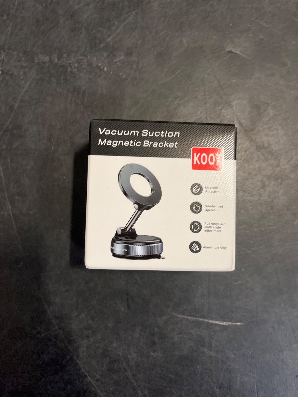 Photo 1 of REOKILY 2026 Upgraded Vacuum Magnetic Car Phone Holder 360° Reinforced 96LBS Ultra Suction Cup Phone Mount for MagSafe Cell Phone Holders for Your Car/Gym/Mirror Mount for iPhone & Android