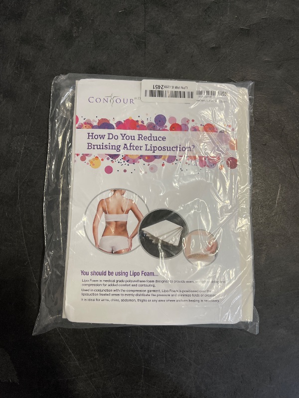 Photo 1 of ContourMD Medical Grade Post Lipo Foam Compression Sheets – Post Surgery Compression Garment after Liposuction, Tummy Tuck, AB Flattening, BBL, & More – Surgery Recovery Supplies (2-Sheet Set)
