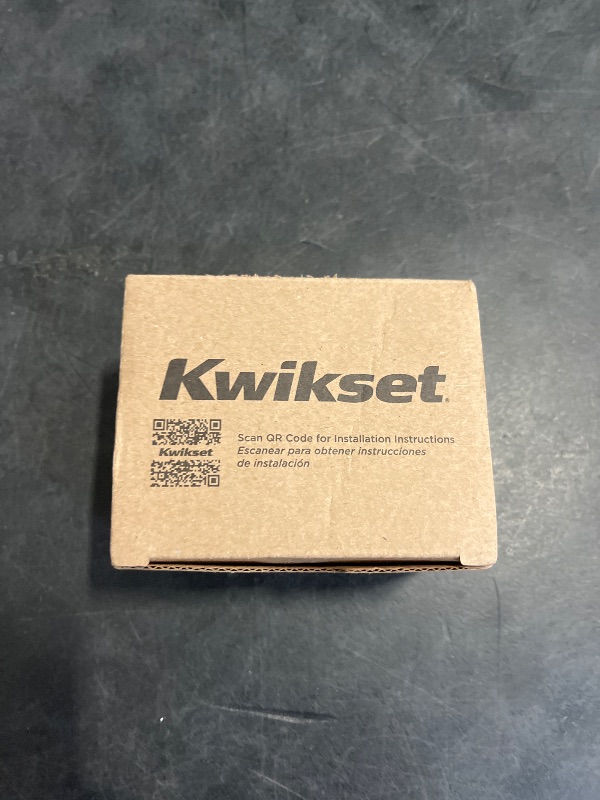 Photo 1 of Kwikset 660 Deadbolt Deadbolt Lock, Matte Black Round Exterior Keyed Front Entry Door, Pick Resistant SmartKey Rekey Security, Single Cylinder Dead Bolt