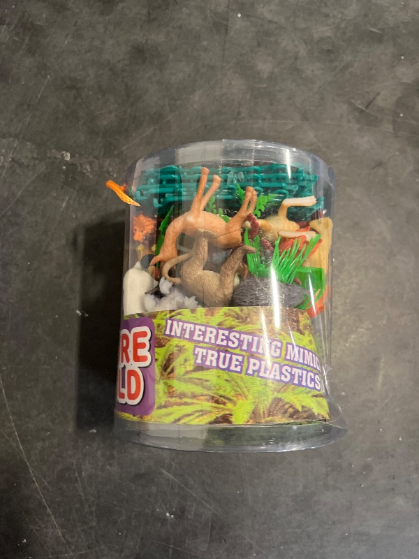 Photo 1 of Animals Figure,54 Piece Mini Jungle Animals Toys Set With Gift Box,ValeforToy Realistic Wild Animal Learning Party Favors Toys For Boys Girls Kids Toddlers Forest Small Farm Animals Toys Playset