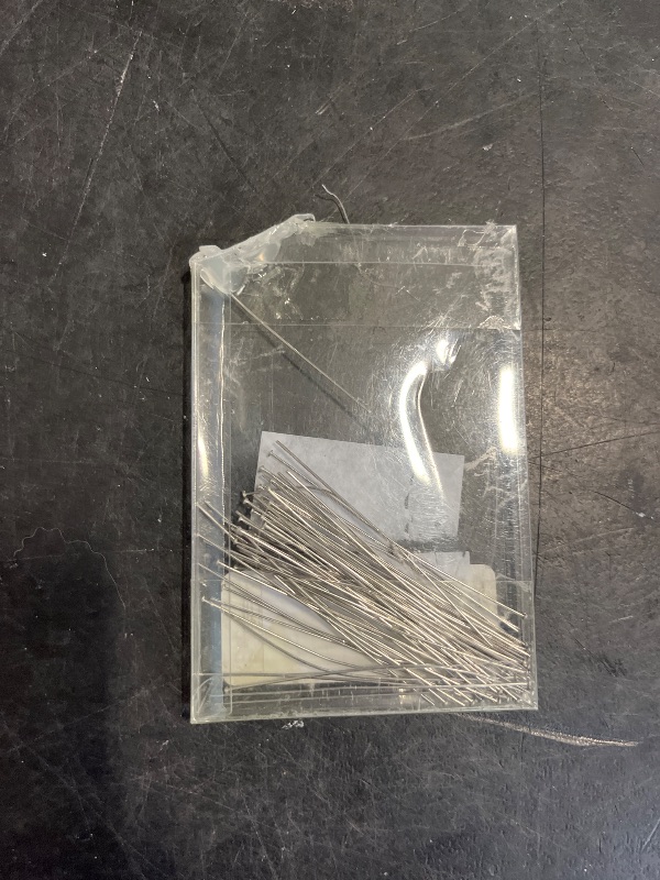 Photo 1 of 600 Pieces 2 Inch Ball Head Pins Flat Head Pins Eye Pins for Jewelry Making DIY Bendable Head Eye Pins with Plastic Box Metal End Headpins for Craft Earring Bracelet Necklace Pendant Supplies (Silver)