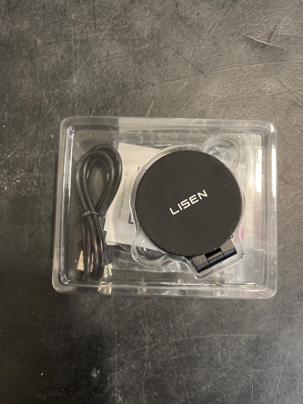 Photo 1 of LISEN Portable Vacuum Magnetic Phone Holder Stand, Electric Vacuum Suction Phone Holder for MagSafe, Suction Cup Phone Mount Foldable for iPhone 16e/16/15/14/13/12 Pro/Pro Max