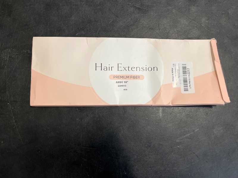 Photo 1 of SARLA Invisible Wire Hair Extensions with 3 Clips Long Synthetic Wavy Curly Hairpiece Adjustable Transparent Headband for Women 18 Inch Honey Blonde/Bleach Blonde Highlights