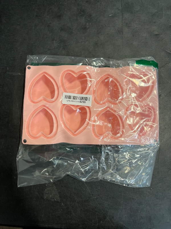 Photo 1 of Nalchois Heart Shape Silicone Molds, 3D silicone Baking Mold for Mousse Cake, Fondant, Soap and Ice Cream, Non-Stick Easy Release BPA Free Silicone Chocolate Candy Molds 8 Cavities