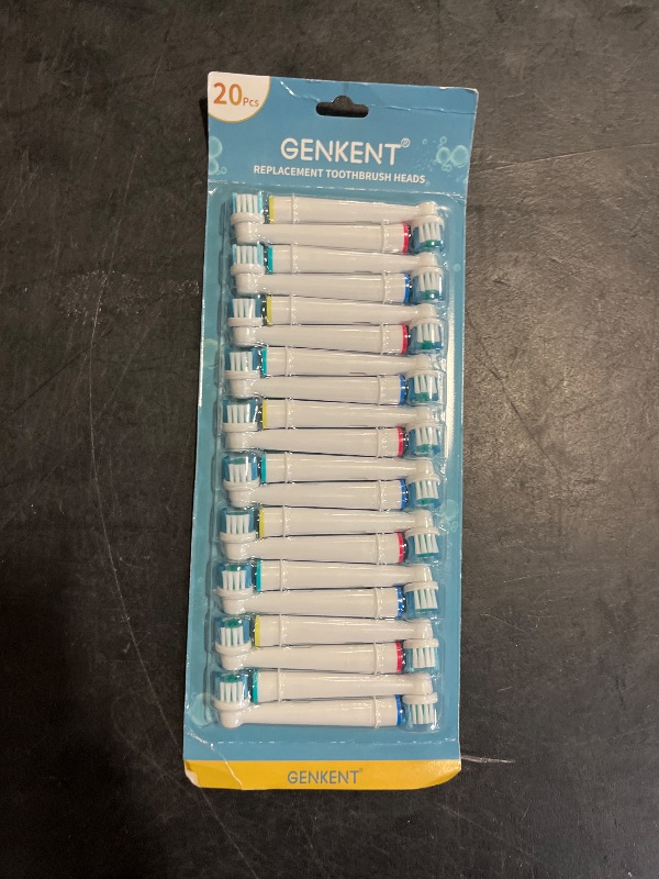 Photo 1 of Replacement Toothbrush Heads Compatible with Oral-B Braun, 20 Pcs Professional Electric Toothbrush Brush Heads for Oral B Replacement Head Refill Pro 500/1000/1500/3000/3757/5000/7000/7500/8000