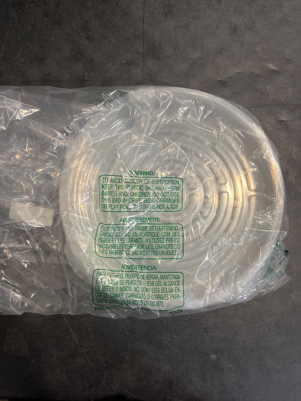 Photo 1 of Window Garden 12" Plant Saucer - Plastic Plant Trays for Indoor and Outdoor - Clear Flower Pot Drip Trays - Drainage Base - Water Tray for Pots Indoors - Planter Saucers for Potted Plants - Set of 6