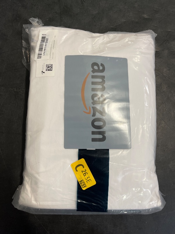 Photo 1 of Bedsure 100% Cotton Percale Sheets Queen Size, Queen Sheet Set with Deep Pocket Up to 16 Inches, Breathable & Crirsp Soft, Bedsheet & Pillowcase Sets, 4 Pieces, White