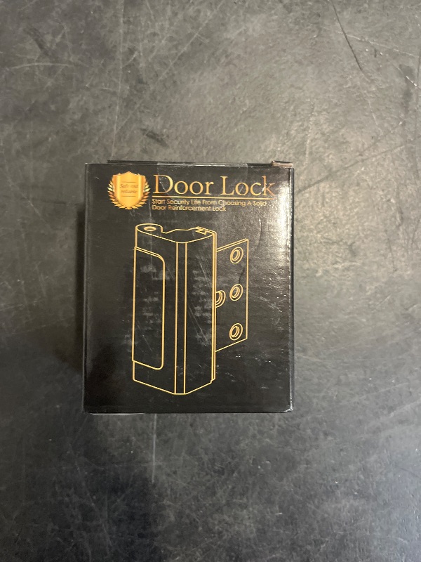 Photo 1 of Home Security Door Lock Reinforcement - Child Proof High Security Door Locks with 3" Stop Withstand 800 lbs for Inward Swinging Front Door, Night Kids Safety Metal Flip Deadbolt Latch Defend Home