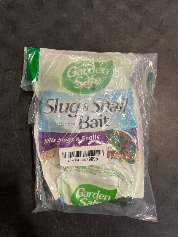 Photo 1 of Garden Safe Brand Slug & Snail Bait Granules, 2 Pounds, Slugs & Snails Begin to Die Within 3 to 6 Days, Can Be Used Around Pets & Wildlife, For Lawns, Gardens & Greenhouses, 1 Pack
