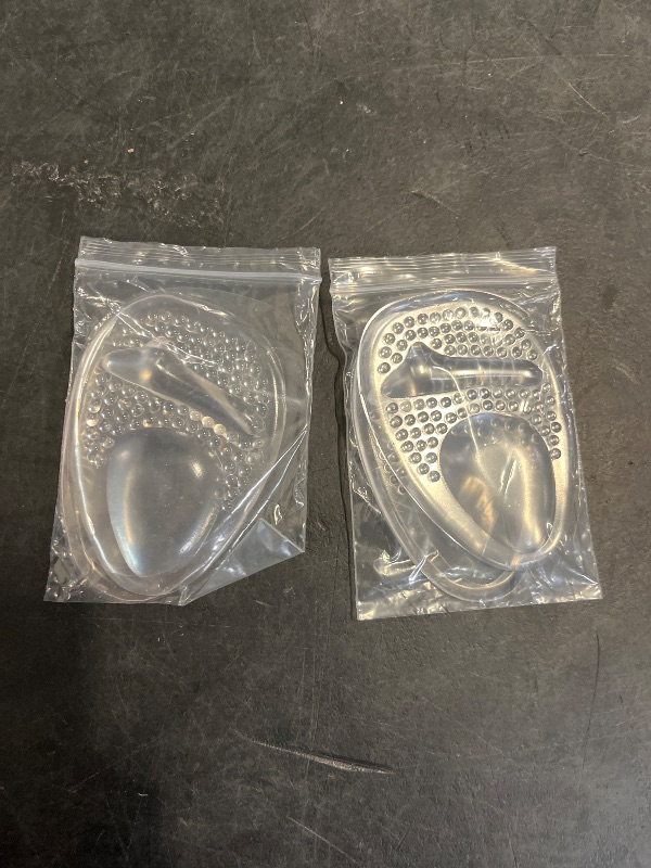 Photo 1 of Comfowner Ball of Foot Cushions, Metatarsal Pads Women, High Heels Non-Slip Comfort Pads, Shoe Support for Metatarsalgia Mortons Neuroma Pain Relief (2 Pairs, Crystal)