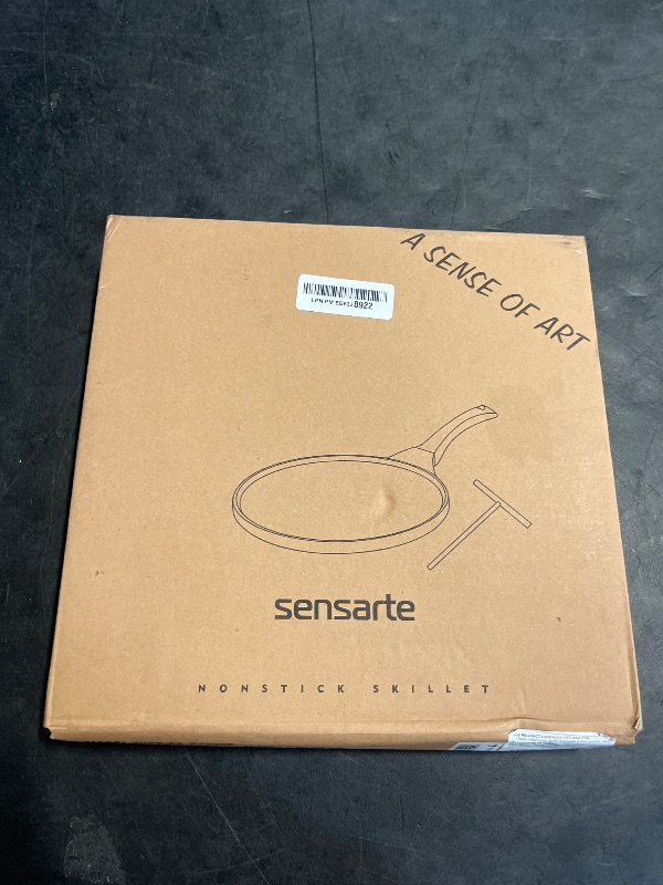 Photo 1 of SENSARTE Nonstick Crepe Pan, Swiss Granite Coating Dosa Pan Pancake Flat Skillet Tawa Griddle 12-Inch with Stay-Cool Handle, Induction Compatible