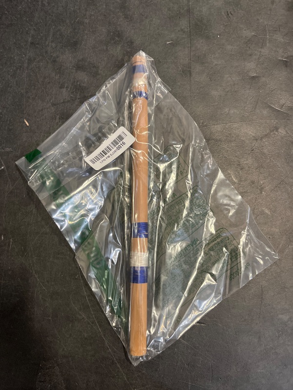 Photo 1 of 14 Inch Authentic Indian Wooden Bamboo Flute in 'B' Key Fipple Woodwind Musical Instrument Recorder Traditional Bansuri Handcrafted Novelty Decoratives & Collectibles