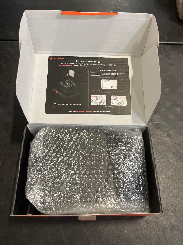 Photo 1 of ARESGAME AGV Series 500W Power Supply, 80 Plus Bronze Certified, Non Modular Power Supply, 5 Year Warranty