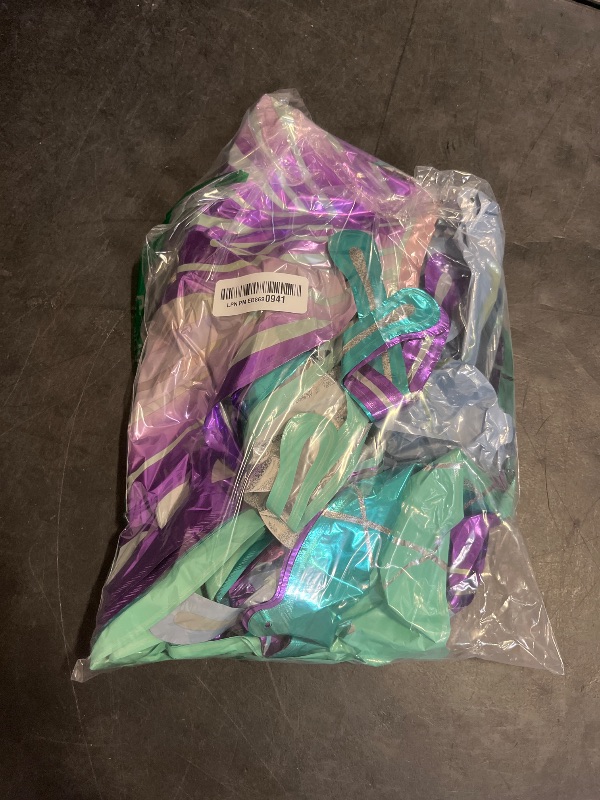 Photo 1 of AEXHOT 10 PCS Butterfly Balloons, Gradient Giant Butterfly Foil Mylar Balloon Butterfly Birthday Decorations for Butterfly Theme Birthday Party Wedding Supplies (Purple, Blue,Green)