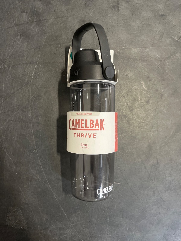 Photo 1 of CamelBak Thrive Chug 20oz Water Bottle with Tritan Renew - Leak Proof Lid, Charcoal