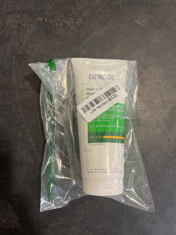 Photo 1 of Dercos Hair & Scalp Moisturizing Conditioner, Formulated With Glycerin, Niacinamide + Hyaluronic Acid, Hair Conditioner & Scalp Moisturizer, Strengthens, Post Dandruff Treatment, 6.7 Fl Oz