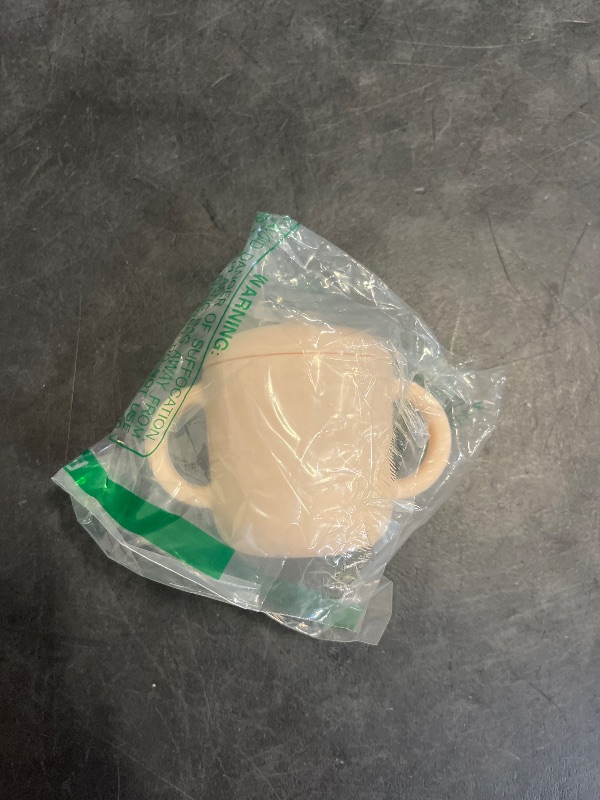 Photo 1 of 6 Months+ Sippy Cups with Handles,Small Silicone Sippy Cups Leak Proof 5oz,No Spill Sippy cups for Toddlers (Milk)