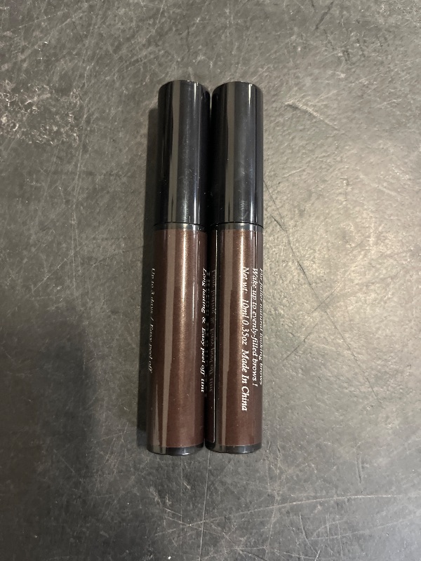Photo 1 of LSxia 2 Pcs Peel Off Tattoo Eyebrow Gel Set, Natural Color Eye Brow Gel Long-Lasting Waterproof Eyebrow Tattoo, Easy Peel Off Eye Brow Makeup -Up To 3 Days (Dark Brown)