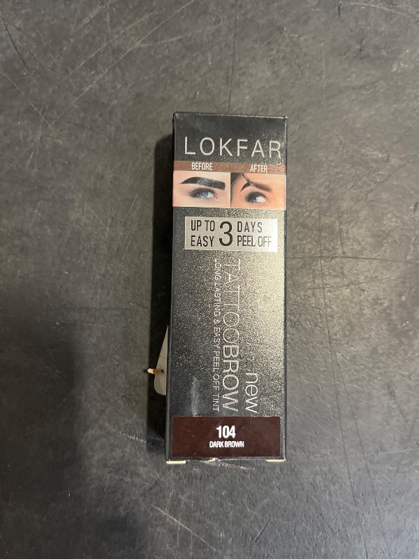 Photo 1 of LSxia 2 Pcs Peel Off Tattoo Eyebrow Gel Set, Natural Color Eye Brow Gel Long-Lasting Waterproof Eyebrow Tattoo, Easy Peel Off Eye Brow Makeup -Up To 3 Days (Dark Brown)