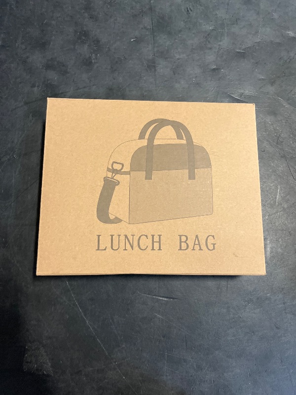 Photo 1 of KUBYA Lunch Box Lunch Bag for Women Adults Men, Cute Insulated Reusable Lunchbox Leakproof Simple Lunch Boxes Soft Corduroy Lunch Tote Bag Large Cooler Bag Containers, with Shoulder Strap