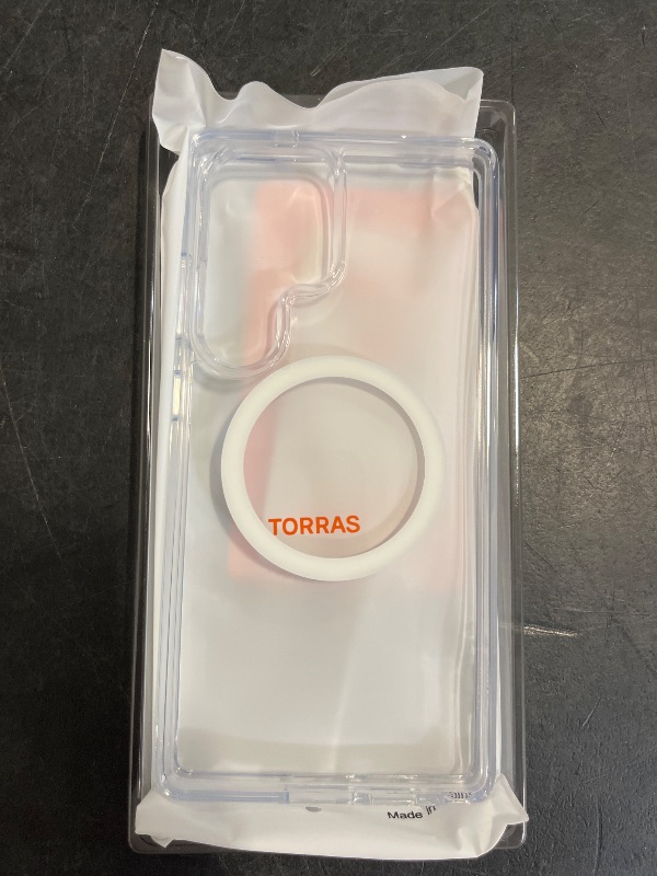 Photo 1 of TORRAS Magnetic Shockproof for Samsung Galaxy S25 Ultra Case, [Fit for MagSafe][4X Military Grade Protection][Anti-Yellowing] Magnetic Slim Clear Case for Samsung S25 Ultra Case, Diamond Clear