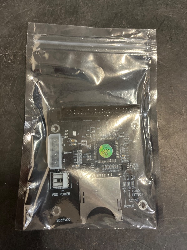 Photo 1 of GINTOOYUN SD SDHC SDXC MMC to 3.5" 40Pin Male IDE Adapter Card SD Memory Card to IDE Hard Disk Drive Adapter