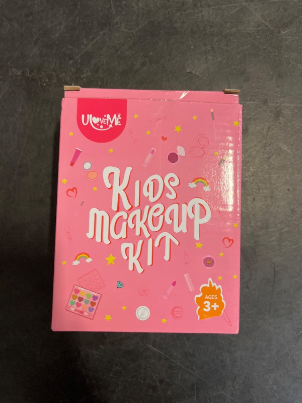 Photo 1 of ULOVEME Kids Washable Makeup Kit for Girls 4-6 with Small Coin Purse(5.5x5.25in) - Real, Non Toxic Make Up Toy Gift- Umicorn Gift Set (White Umicorn v2)