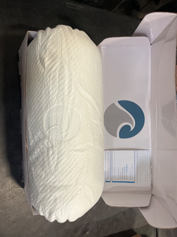 Photo 1 of Bluewave Bedding Super Slim Gel Memory Foam Pillow for Stomach and Back Sleepers - Thin, Flat Design for Cervical Neck Alignment and Deeper Sleep (3.25-Inches Height, Standard Size)