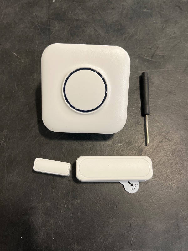 Photo 1 of Door Chime, Satisure Wireless Door Open Contact Sensor Alarm Chime with 600 FT Range 58 Chimes 5 Volume Levels LED Indicators, Door Ringer Alert for Business/Store/Home/Office When Entering
