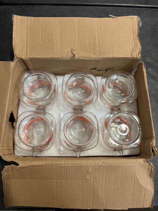 Photo 1 of Encheng 16 oz Glass Jars With Airtight Lids And Leak Proof Rubber Gasket,Wide Mouth Mason Jars With Hinged Lids For Kitchen,Glass Storage Containers 6 Pack