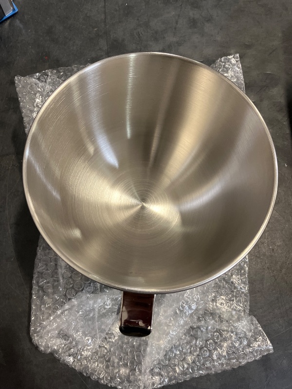 Photo 1 of QumCafely Stainless Steel 5.5 QT Bowl for KitchenAid Artisan & Classic Tilt-head Stand Mixers - Replacement Bowl Compatible with KitchenAid Mixers