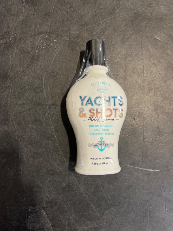 Photo 1 of Yachts & Shots 400X Double Shot Bronzer Super Dark Ocean Mineral & Sea Salt Cocktail 7.5oz