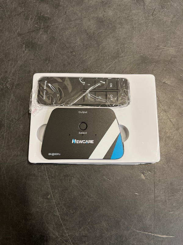 Photo 1 of NEWCARE 8K HDMI Switch 3 in 1 Out, HDMI 2.1 Switch with Remote, HDMI Splitter 4K@120Hz Support 8K@60Hz HDCP2.3 HDR10+ VRR ALLM Dolby, HDMI Switcher Compatible with TV PS5/4 Xbox Laptops PC Projector