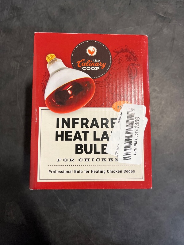Photo 1 of Fluker's Culinary Coop Infrared Heat Lamp for Chicken Coop or Outdoor Animals, 250 Watt