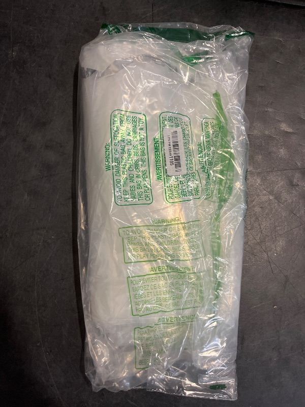 Photo 1 of Spartan Industrial - 14” X 20” (100 Count) 2 Mil Clear Reclosable Zip Plastic Poly Bags with Resealable Lock Seal Zipper