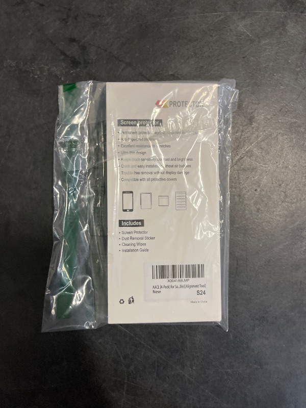 Photo 1 of AACL [4-Pack for Samsung Galaxy S25/S24 Screen Protector 5G [Not Glass] - Film for S24 and S25 Screen Protector [7H Hybrid][Fingerprint Compatible][Alignment Tool]